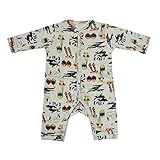 (ocean&ground)オーシャン＆グラウンド 長袖ロンパース 新生児 肌着 ロンパース 1620550 ANIMALPARADE ベビー 赤ちゃん ロンパース 女の子 男の子 ボディスーツ 肌着
