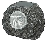 暗くなったら 自動点灯!  ソーラー 充電 LED ガーデン ライト ストーン MEL-88