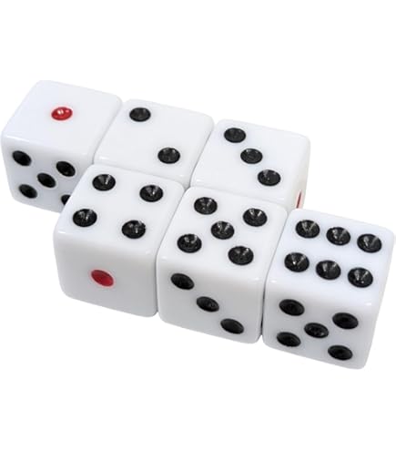 Amazon | Levarage 0034 6個 サイコロ 12mm四方 さいころ dice