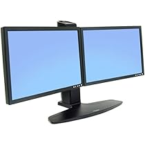 エルゴトロン NeoFlexデュアルモニタースタンド Neo-Flex Dual Monitor Stand | Height-Adjustable Dual Monitor