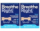 Breathe Right Nasal Strips, Small/Medium, Tan, 30-Count Boxes by Breathe Right