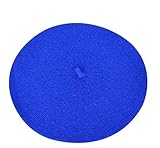 Plus Nao(プラスナオ) 子供用ベレー帽 定番デザイン ベレーキャップ シンプル 無地 秋冬 マニッシュ キッズ ジュニア 女の子 男の子 KIDS - ブルー