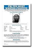 Osama Bin Laden Wantedポスター8 x 12メタルサイン