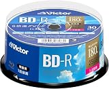 ビクター(Victor) 1回録画用 BD-R VBR130RP30SJ1 (片面1層/1-6倍速/30枚) ホワイト