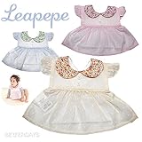（名入れ 刺繍 承ります）Leapepe　KOBE　レアペペ PASTEL FLOWER パステルフラワー　ベビー　赤ちゃん　 スタイ　エプロン　よだけかけ　おめかし　よだれかけ　6か月-2才ごろまで