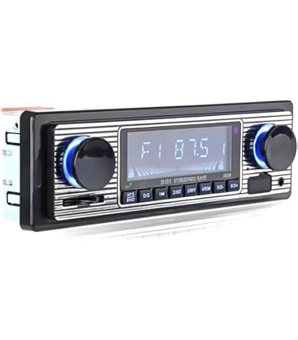 旧車 Bluetooth カーオーディオ 76-90MHz 日本バンド対応 Amazon.co.jp: Artudatech ヴィンテージカー ラジオ