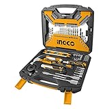 INGCO アクセサリーセット 120点組 精密ドライバーセット ビットセット ドリルビット クローハンマー 六角レンチ HKTAC0112
