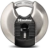 Master Lock 187XD 2-7/16インチ チタニウム製高耐久強化シュラウド付き南京錠