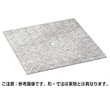 スチール製 改良桝用 縞鋼板製ます蓋（ズレ止め付き） 桝穴180用 T-2 奥岡製作所