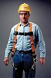 Honeywell TF4507/UAK Miller Universal Titan T-Flex Stretchable Polyester Full Body Harness with Slid