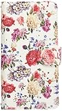 iitrust SoftBank シンプルスマホ4 707SH ケース 手帳型 707SH ケース スタンド機能 カードホルダ付き カラフルな花5 707SH-Y02-BH5