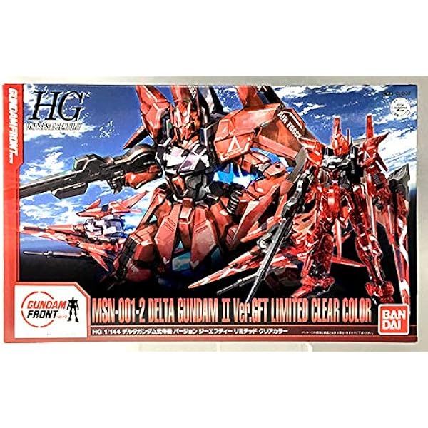 Amazon Co Jp Hg 1 144 Delta Gundam Ii Version Jefty Limited Clear Color Plastic Model Gundam Front Tokyo Exclusive Hobbies