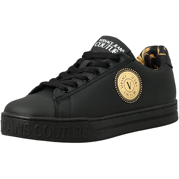 VERSACE JEANS COUTURE スニーカー 71YA3SK8 ZP032 899 ブラック VERSACE JEANS COUTURE スニーカー 71YA3SK8 ZP032 899 ブラック