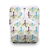 Thirsties One Size Pocket Diaper Snap, Blackbird by Thirsties [並行輸入品]