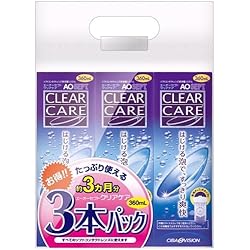Amazon | 【3本セット】アルコン クリアケア 大容量480ml 医薬部外品