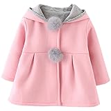 女の子 コート ジャケット 赤ちゃん 冬 コットン 暖かい