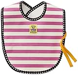 KILLY EDNA(キリーエドナ) ラウンドビブ(ギフトボックス入り)・コーティング・ストライプ・パープル