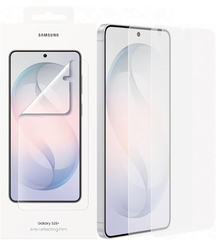 Galaxy S26+ 512GB ホワイト 本体　保護ガラス付き Amazon | Samsung Galaxy S26+ Anti-reflecting Film｜クリア｜保護