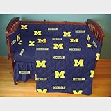 Michigan 5 piece Baby Crib Set by College Covers [並行輸入品]
