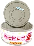 ねこだんご 缶 ぬいぐるみ 高さ15cm