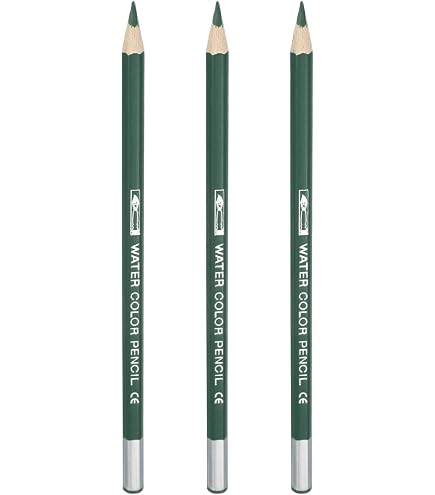 Amazon | Arteza プロフェッショナル水彩色鉛筆 3本パック A508 シー