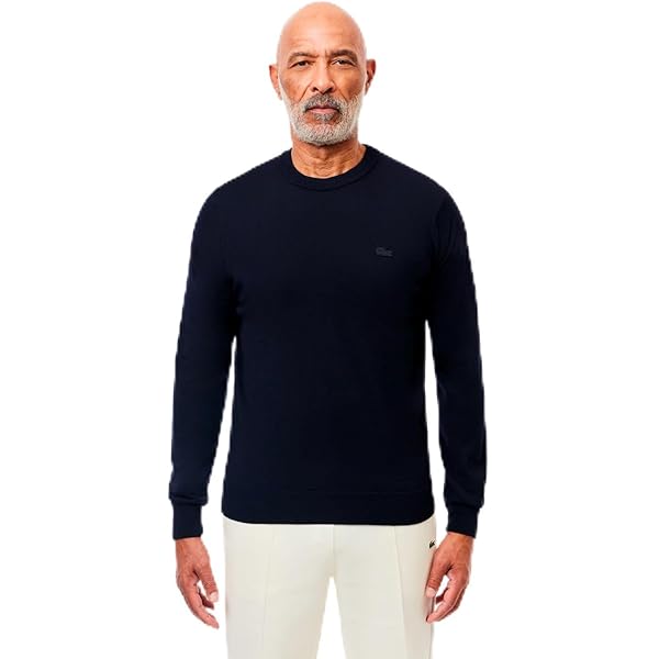 Amazon | [ラコステ] メンズ ニット セーター AH3137 ネイビー 3