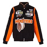 2017 Chase Elliott Hooters BlackTwill Nascarジャケットby JH DesignサイズMedium