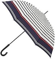 [ユナイテッドアローズ グリーンレーベル リラクシング] 傘 カサ ボーダー KIU アンブレラ レディース 3542-599-00650 OFF WHITE(03) Free