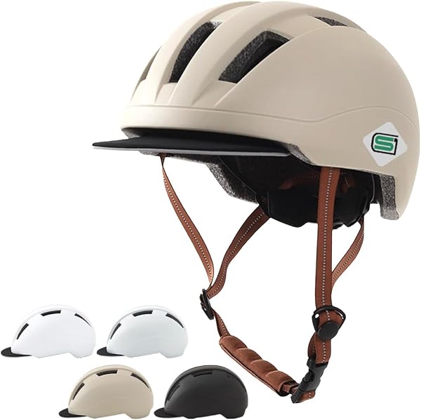 【SG認定】 自転車 ヘルメット 【超軽量270g x 着脱式バイザー付き】 岡山 大人 サイズ調整可能 57-61cm 学生 通勤 通学 SG規格 SGマーク sg レディース メンズ ロードバイク Co-Goods (コーグッズ) - 1