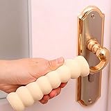 部屋ドアノブパッド新しいCasesスパイラルのセットダストからdecurityドアハンドル保護用Dleeve赤ちゃん子安全装置