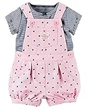 カーターズ Carter's ショートオール セット 2-Piece Top & Shortalls Set 12M (72-78cm) [並行輸入品]