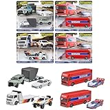 ホットウィール(Hot Wheels) チームトランスポート アソート 2台組×4セット入り 乗り物おもちゃ ミニカー BOX販売 3歳から マルチ 987D-FLF56