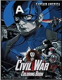 Captain America Civil War Coloring Book: Coloring Book for Kids and Adults with Fun, Easy, and Relaxing Coloring Pages