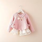 M.Z.L キュート キッズ服 子供ワンピース 女の子 ガールズドレス ベビードレス 幼児 長袖 キュート キッズ服 子供ワンピース 女の子 ガールズドレス ベビードレス 幼児 長袖 入園式　結婚式 