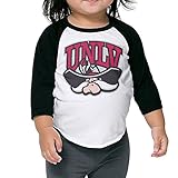 caromn Kids子UNLVロゴベースボールラグランTシャツ
