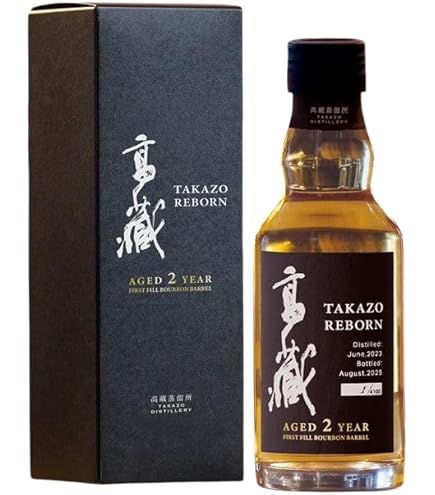 Amazon.co.jp: 明利酒類 TAKAZO ピュアモルトウイスキー REBORN プラム