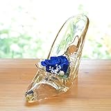 [florence du]プリザーブドフラワー 1輪 バラ シンデレラプリンセスハイヒール ブルー ガラスの靴　花 ギフト フラワーギフト