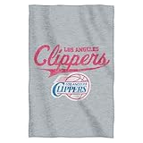 The Northwest会社NBA Los Angeles ClippersスクリプトSweatshirt Throw、54-inch by 84-inch