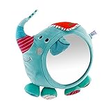 Lilliputiens Albert the Elephant Mirror - Crib & Car Seat Activity Toy [並行輸入品]