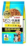 いなば すごい乳酸菌クランキー チーズ190g×4袋 ドライフード 犬用