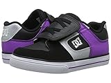 [ディーシーシュー] DC Kids ガールズ Pure V (Toddler) ベビーシューズ Black/Purple 10 Toddler(16.5cm) - M [並行輸入品]