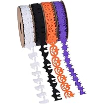 Amazon.co.jp: SITEDAN ハロウィン リボン ラッピング用 9巻きセット 5