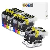 インクのチップス ブラザー用 LC111-4PK 互換インク 4色×2+黒2本セット 計10本