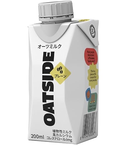 Amazon.co.jp: OATSIDE オーツミルクプレーン 200mlx12本 : 食品・飲料