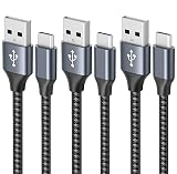 USB Type C ケーブル 【3本セット 1m/1m/1m】3A 急速充電 cタイプ QuickCharge3.0対応 高速データ転送 高耐久ナイロン素材 Samsung Galaxy S10 / Note/Huawei P30 / P20 lite/Sony Xperia XZ2 / XZ3 / Nintendo Switch/GoPro Hero 5/6 その他Android
