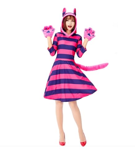 Amazon.co.jp: [JUNDOMECY] ハロウィン 仮装 チェシャ猫 コスプレ 動物