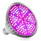Tutent 80W 植物育成用LEDランプ E27 120個LED 5730smd 赤/青/ホワイト/IR/UVライト AC 85-265V 屋内庭園の温室植物水耕栽培キット PSE認証済み