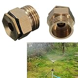 amzmonnsuta 1/2インチブラス渦巻調整可能水噴霧スプレーノズル