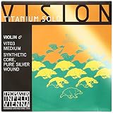THOMASTIK Vision Titanium solo ヴィジョンチタニウムソロ ヴァイオリン弦 D線 シンセティックコア 4/4 シルヴァーVIT03