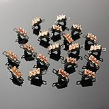 20pcs black mini size spdt slide switches on-off pcb 5v 0.3a